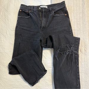 Abercrombie 90’s Straight Black Jeans